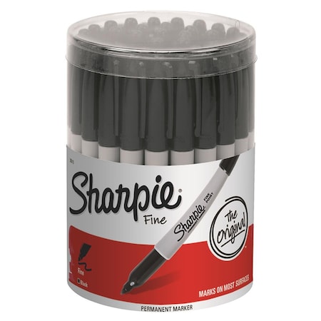 Sanford Sharpie Fine Black Canister Pen, 36PK SAN35010